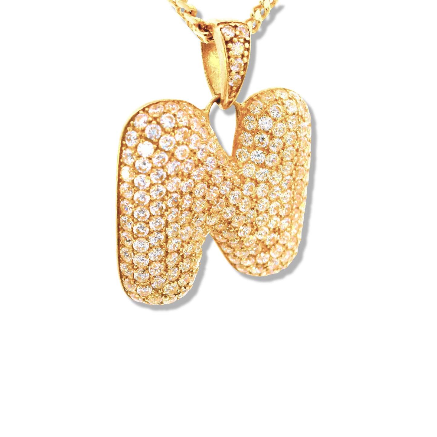 Pendentif lettre en or jaune 10 carats