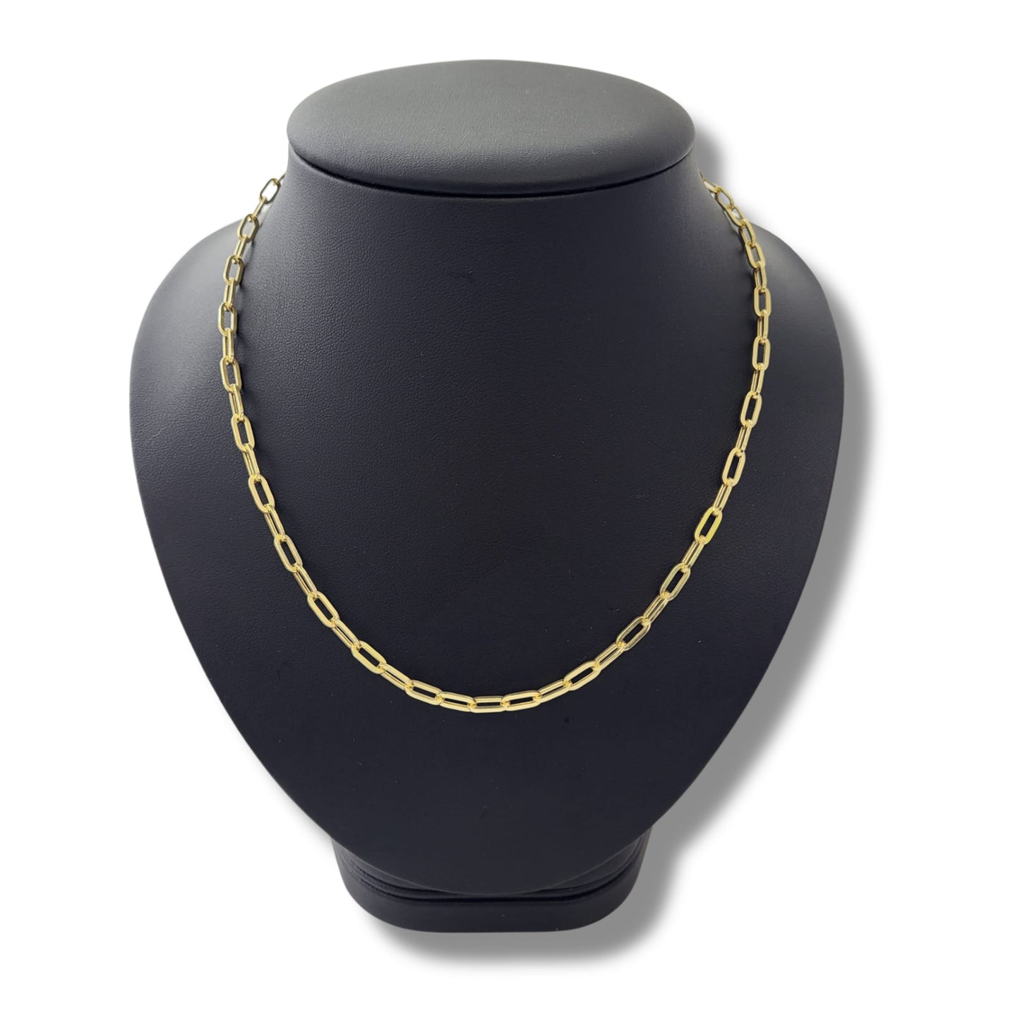 14K Yellow Gold 18" Paperclip Chain