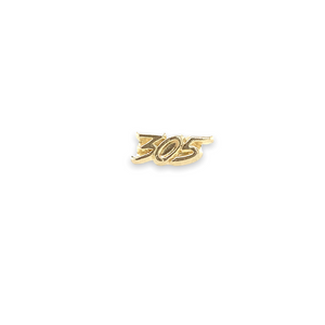 14K Gold 305 Stud Earrings